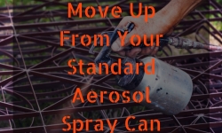 Move Up From Your Standard Aerosol Spray Can by Using a Paint Sprayer