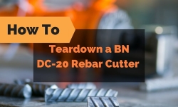 How to Tear Down the DC-20 Rebar Cutter