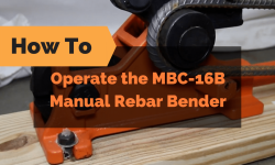 How To Properly Operate the MBC-16B Manual Rebar Bender