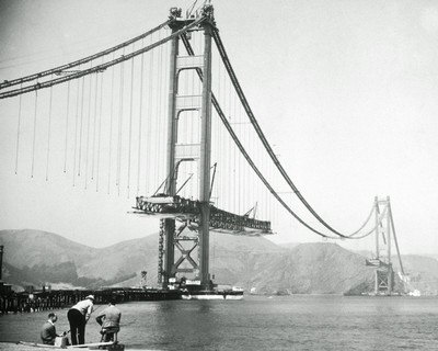 golden gate bridge construction