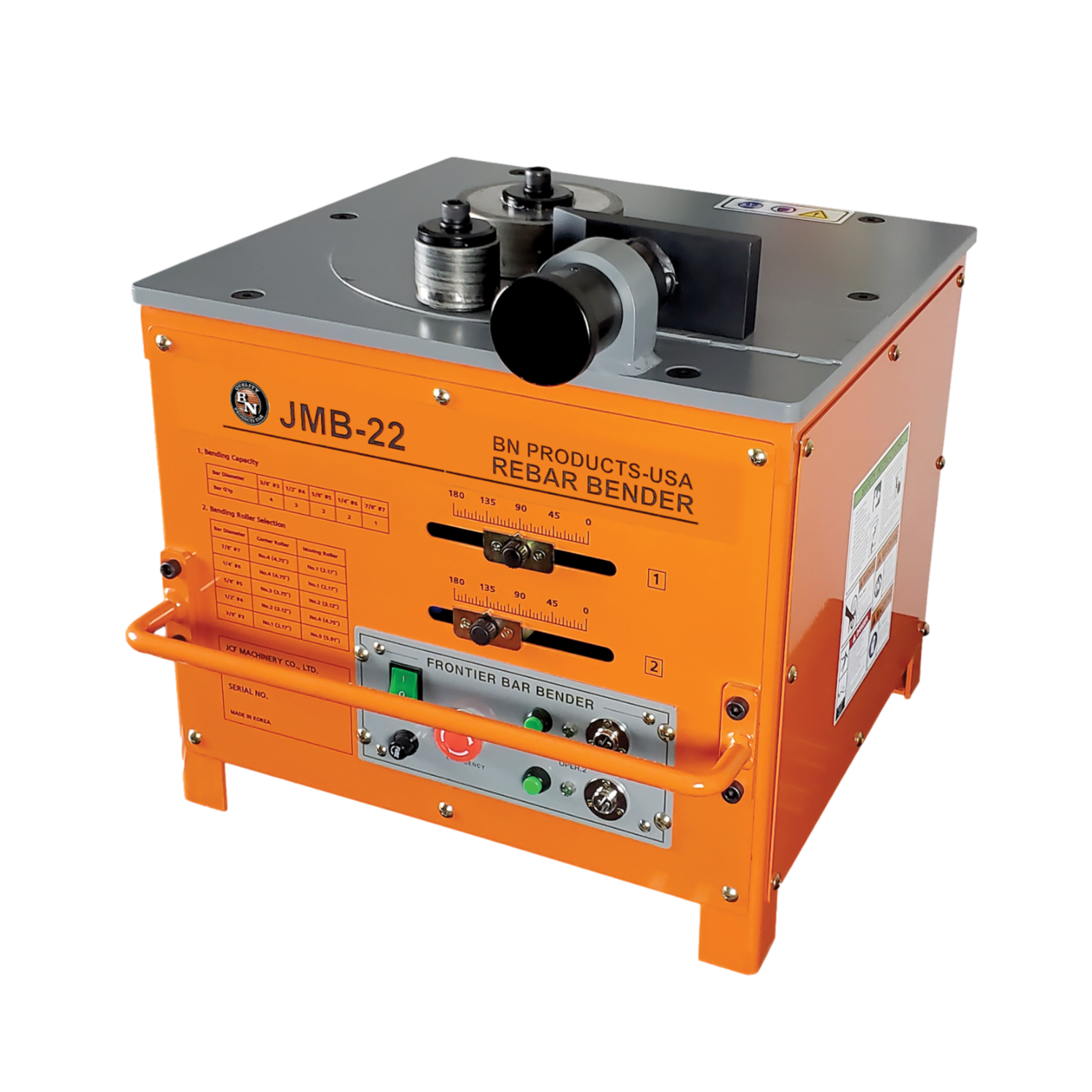 JMB-22 Table Top Bender | Rebar Benders | BN Products USA